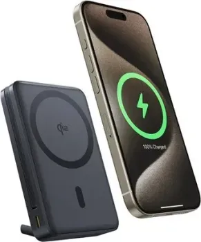 Baseus Nomos Qi2 Magnetic Power Bank 10000mAh (черный)