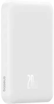 Baseus Magnetic Mini Wireless Fast Charge Power Bank 20W 5000mAh (белый)