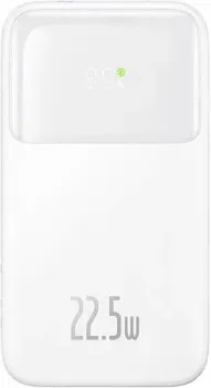 Baseus Comet Series Dual-Cable Digital Display Fast Charge Power Bank 22.5W 20000mAh (белый)