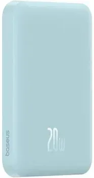 Baseus Magnetic Mini Wireless Fast Charge Power Bank 20W 5000mAh (голубой)