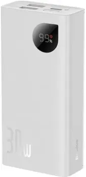 Baseus Adaman2 Digital Display Fast Charge 20000mAh 30W (белый)