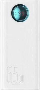 Baseus Amblight Digital Display Fast Charge Power Bank 65W 26800mAh (белый)