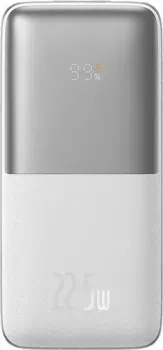 Baseus Bipow Pro Digital Display Fast Charge 10000mAh (белый)