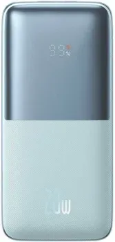 Baseus Bipow Pro Digital Display Fast Charge 20W 10000mAh (бирюзовый)