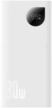 Baseus Adaman2 Digital Display Fast Charge 10000mAh 30W (белый)