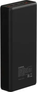 Digma DGPF20B 20000mAh (черный)
