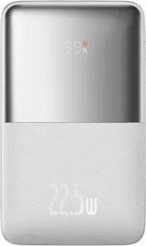 Baseus Bipow Pro Digital Display Fast Charge Power Bank 20000mAh (белый)