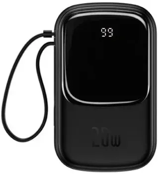 Baseus Qpow Pro Digital Display Fast Charge 10000mAh 20W (черный)