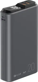 Olmio QS-20 20000mAh (темно-серый)