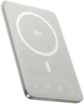 Baseus PicoGo AM41 Ultra-Slim Qi2 Magnetic Power Bank 10000mAh (титановый)