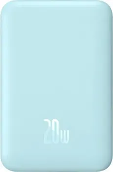 Baseus Magnetic Mini Air Wireless Fast Charge Power Bank 20W 6000mAh (голубой)