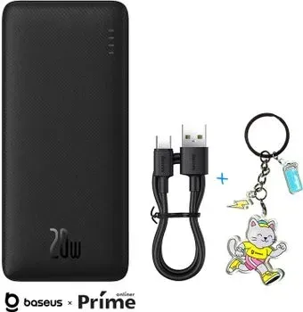 Baseus Airpow 20000mAh (черный) + брендированный брелок Baseus