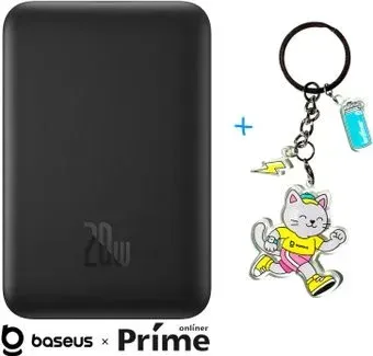 Baseus Magnetic Mini Air Wireless Fast Charge Power Bank 20W 10000mAh (черный) + брендированный брелок Baseus