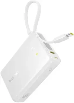 Baseus Picogo PPPG-1W45C Digital Display Power Bank 45W 10000mAh (белый)