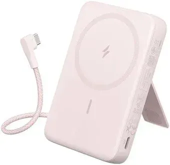 Anker Zolo Magnetic Built-in USB-C A1685 30W 10000mAh (розовый, китайская версия)