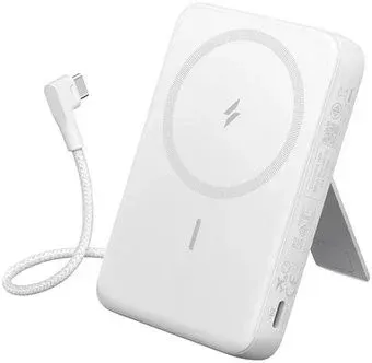 Anker Zolo Magnetic Built-in USB-C A1685 30W 10000mAh (белый, китайская версия)