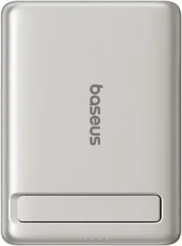 Baseus PicoGo AM31 Mini Magnetic Power Bank with Stand 20W 5000mAh (титановый)