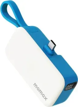 Momax 1-Power Mini 3-in-1 Lightning IP130MFI 5000mAh (голубой)