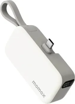 Momax 1-Power Mini 3-in-1 USB-C IP130 5000mAh (белый)