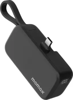 Momax 1-Power Mini 3-in-1 USB-C IP130 5000mAh (черный)