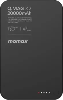 Momax Q.Mag X2 Magnetic IP133 20000mAh (черный)