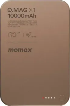 Momax Q.Mag X1 Magnetic IP117A 10000mAh (коричневый)
