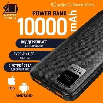 Gurdini Speed Series GPPD-01B 10000mAh