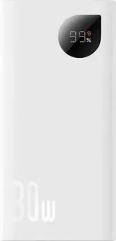 Baseus Adaman 2 Digital Display Fast Charge Power Bank 10000mAh 30W (белый)