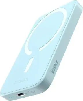 Baseus Magnetic Mini Wireless Fast Charging Power Bank 20W 6000mAh (голубой)