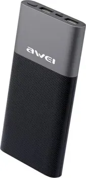 Awei P53K 10000mAh (черный/серый)