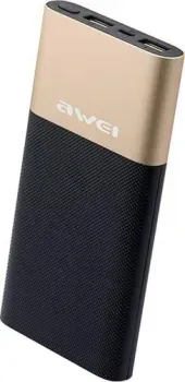 Awei P53K 10000mAh (черный/золотистый)