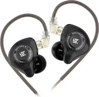 KZ Acoustics EDX Pro X (без микрофона, черный)