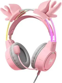 Onikuma X15 Pro Deer Ears (розовый)