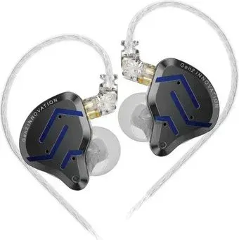 KZ Acoustics ZSN Pro 2 (без микрофона, темно-серый/синий)