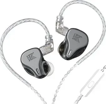 KZ Acoustics DQ6 (с микрофоном, черный)