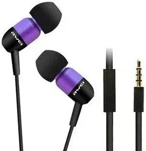 Awei Capsule Q8i (черный/фиолетовый)