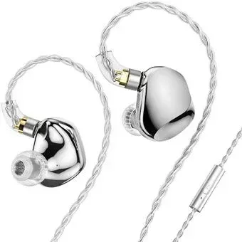 TRN VX Pro+ 3.5 мм (серебристый, с микрофоном)