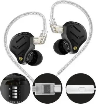 KZ Acoustics Pisces Tuning Version USB Type-C (с микрофоном)