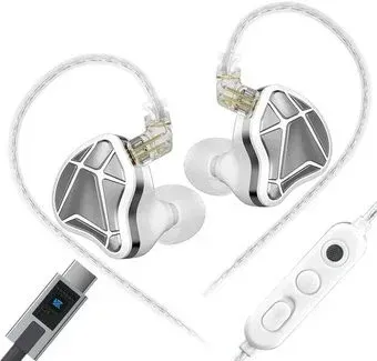KZ Acoustics Axas Gaming USB Type-C (с микрофоном, белый)
