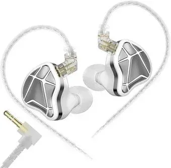 KZ Acoustics Axas Gaming 3.5 мм (без микрофона, белый)