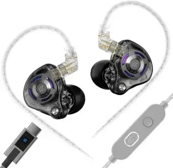 KZ Acoustics Gale USB Type-C (с микрофоном, черный)