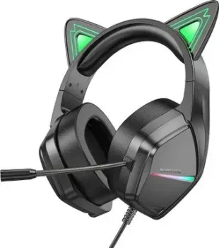 Borofone Elf Cat BO106 (черный/зеленый)
