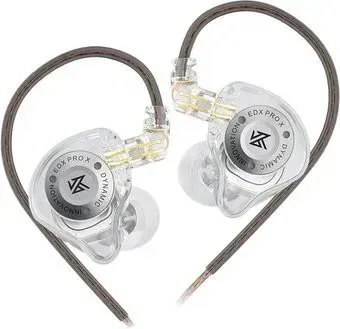 KZ Acoustics EDX Pro X (без микрофона, прозрачный)