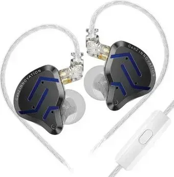 KZ Acoustics ZSN Pro 2 (с микрофоном, темно-серый/синий)