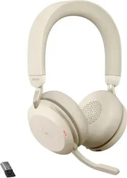 Jabra Evolve2 75 MS Stereo USB-A (бежевый)