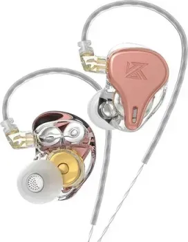 KZ Acoustics DQ6s (без микрофона, розовое золото)