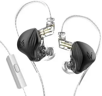 KZ Acoustics ZEX (с микрофоном, черный)