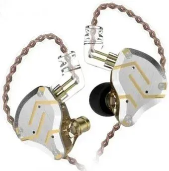 KZ Acoustics ZS10 Pro (без микрофона, блики золотого)