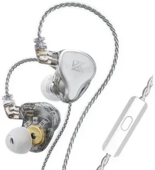 KZ Acoustics ZAS (с микрофоном, серебристый)