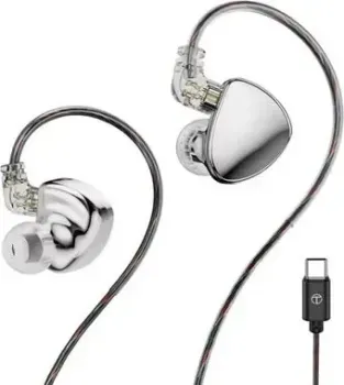 TRN MT5 USB Type-C (серебристый, с микрофоном)